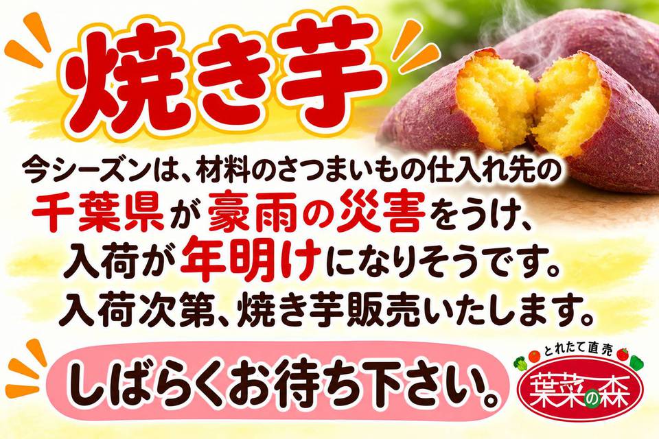 焼き芋販売について